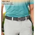 thumbnail image 2 of Belt for Men 2Pack,Mens Gift Stretch Braided Web Belt Elastic for Casual Golf Jeans,1 3/8", 2 of 9
