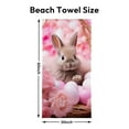 thumbnail image 3 of Custom Photo Beach Towel For Ester, Rabbit Photo Pool Towel, Photo Gift for Kids, 30"X60", 3 of 5