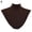 Coffee, variant on Limei Women's False Collar Hijab Moslem Islamic Pure Color Neck Cover Loop Scarf, Black