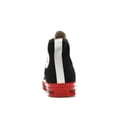 thumbnail image 4 of Converse Unisex Chuck Taylor All Star 70 Hi Comme des Garcons PLAY Black Red Midsole Shoes, from StockX, 4 of 5