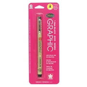 Sakura Pigma Graphic Pen, 1mm tip size, Black, 1 Count