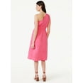 thumbnail image 2 of Free Assembly Women's Sleeveless Tie Shoulder Midi Slip Dress, Sizes XS-XXXL, 2 of 6