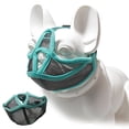 thumbnail image 1 of Short Snout Dog Muzzles- Adjustable Breathable Mesh Bulldog Muzzle for Biting Chewing Barking Dog Mask(Green), 1 of 6