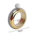 thumbnail image 2 of CHAO Pulsera Frasco Brazalete Frascos Creativos Acero Inoxidable Y Frasco De Cadera DiamanteOro, 2 of 5