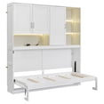 thumbnail image 2 of Lit Escamotable Mural Format Simple avec Armoire de Rangement - Lit Pliant Gain de Place, 2 of 8