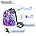 thumbnail image 4 of Salouo Flying Butterflies for Travel Backpack for Men Women,Casual Laptop Backpack Daypack Business Work Bag for Travel、Hiking、Weekend -Medium, 4 of 5