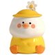 thumbnail image 1 of JM Taza divertida de pato amarillo, taza linda 3D, taza de café de cerámica con cuchara y tapa, taza kawaii, taza de animal para té con leche capuchino, taza para mujeres y niñas, lindos regalos de cumpleaños de Navidad JM, 1 of 5