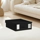 thumbnail image 1 of Organizador de sábanas plegable y bolsa de almacenamiento con ventana transparente | Organizador de armario de gran capacidad para ropa de cama, toallas y ropa | 37 x 32 x 12 cm | Apilable y, 1 of 6