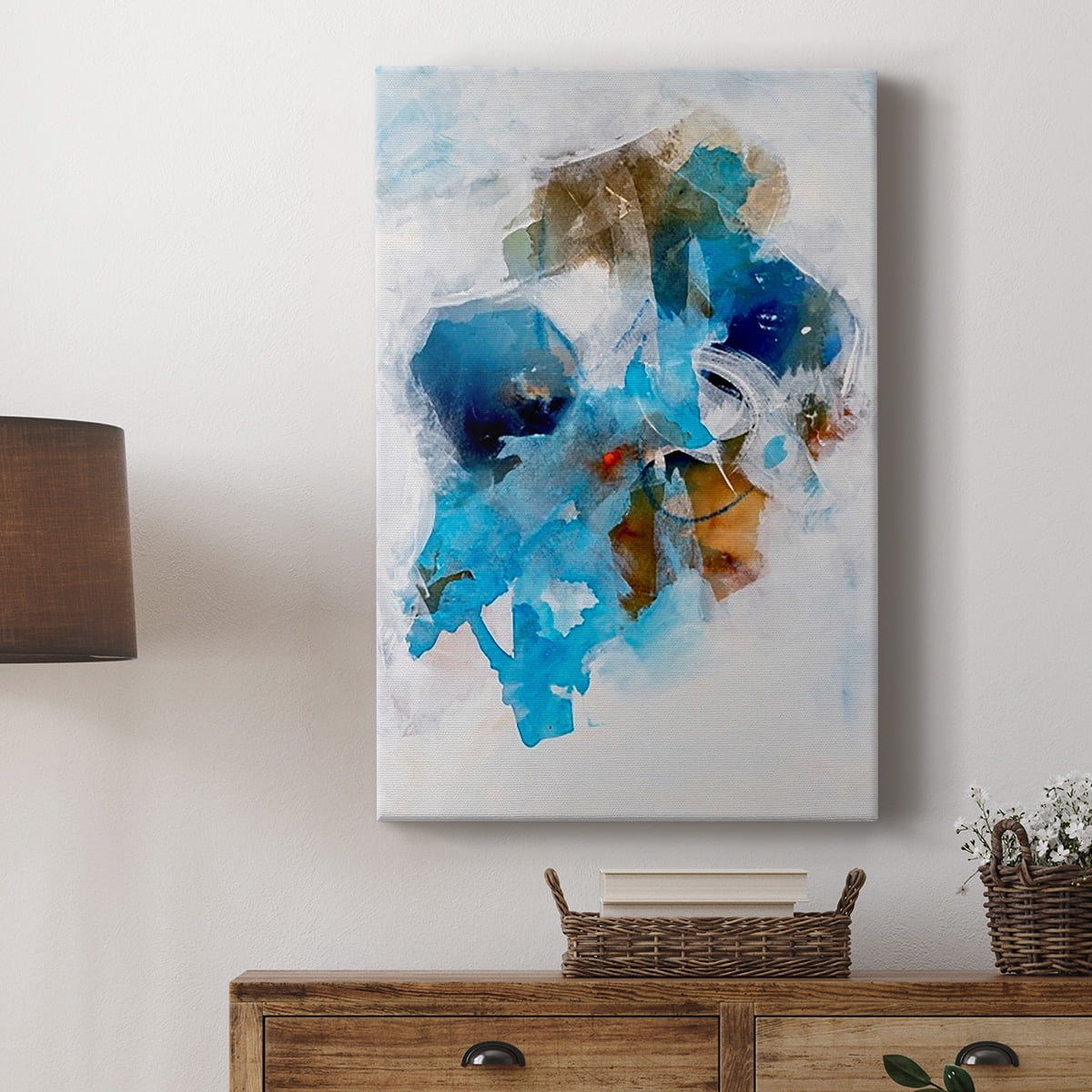 Misty Blue I Premium Gallery Wrapped Canvas - Ready to Hang