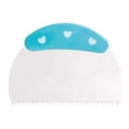 thumbnail image 1 of Kearding Pastel cuchillo cortador crema decorativa plástico raspador tortas Irregular raspadores utensilios decoración para hornear herramientas Cocina y Comedor 3.38g Kearding HA080605-03, 1 of 6
