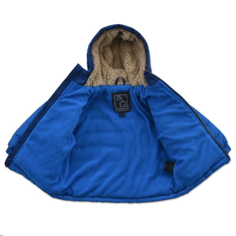 Arctic Quest Boy's Color Block Puffer Jacket and Ski Bib Snowsuit Set -  Size 5-6, Black/Grey Camo 