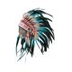 thumbnail image 3 of Tocado de plumas, banda para el pelo, tocado indio para actuaciones escénicas, disfraces, 3 of 9