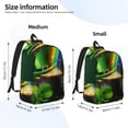 thumbnail image 3 of Naloa St. Patrick's Day4 Canvas Backpack for Men Women Rucksack Casual Travel Daypack College Tote Satchel Bookbag for Teens-Medium, 3 of 6