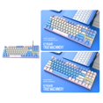 thumbnail image 4 of 87 teclas mecánico para juegos con cable retroiluminado Antideslizant trabajar o Gaming and Diseño impermeable C Macarena Teclado mecánico, 4 of 8