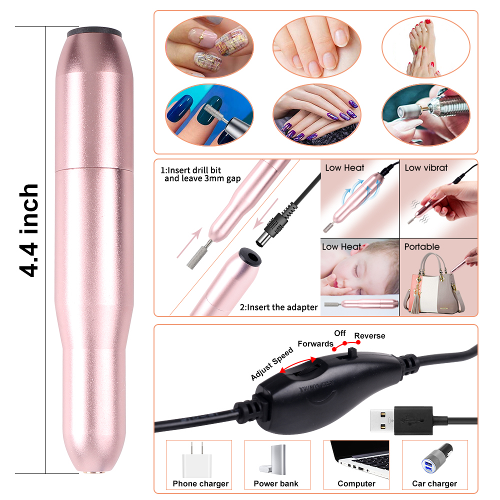 Electric Acrylic Nail Kit Set with Nail Drill UV LED Light Nail Lamp Nail File Gel Manicure Nail Art Supplies 86PCS 86PCS Acrylic Nail Kit with Everything Professional Electric Nail Drill Kit 48W UV LED Nail Lamp Gel Dryer Lamp Acrylic Nail Supplies Nail File
