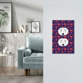 thumbnail image 5 of Fotbe Cute Crabs Print Duplex Receptacle Wall Plate, 1-Gang 5.0" x3.0" Wall Outlet Covers, Dual Outlet Faceplates Covers, Color-matched Screws Included-Style S, 5 of 6