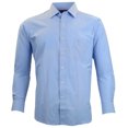 thumbnail image 2 of Manchester Camisa de Vestir Slim Fit  Azul Claro, 16" Cuello 33" Manga Manchester 59956A, 2 of 4