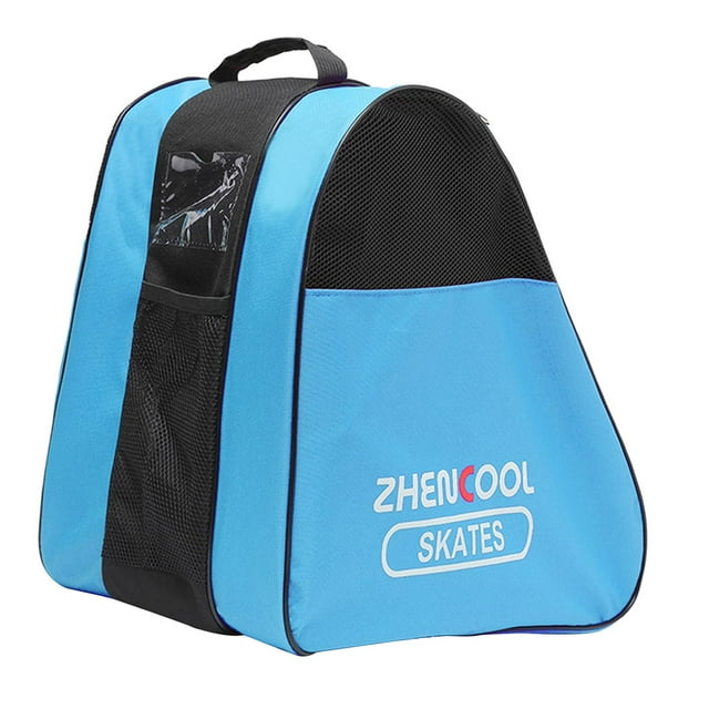 Grands Patins en Ligne Patins à Roulettes Sac à Bandoulière, Patins Sacs de Rangement Bleu Demi-Maille