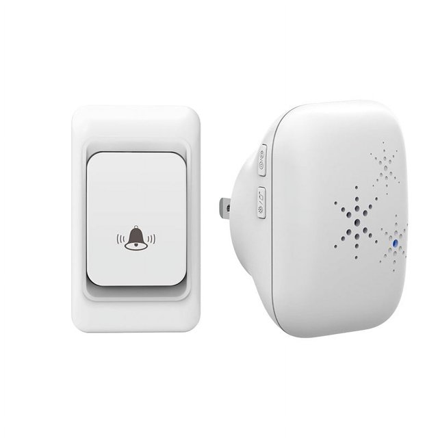 Timbre inalámbrico para el hogar - Sin batería, impermeable, EE.UU. UE