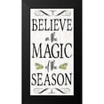 thumbnail image 2 of Reed, Tara 9x14 Black Modern Framed Museum Art Print Titled - Peaceful Christmas-Magic of the Season vert black text, 2 of 5