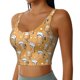 thumbnail image 2 of Fotbe Beer In Glasses Sujetador Deportivo Largo sin Aros para Mujer con Almohadillas y Soporte Medio, Transpirable y Absorbente, Camiseta Tipo Chaleco o Tank Top-Medium, 2 of 8
