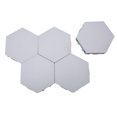 thumbnail image 3 of 5 unids hexágono luces LED control táctil brillo ajustable luces ambientales para sala de estar Oficina Decoración 110?240V, 3 of 8