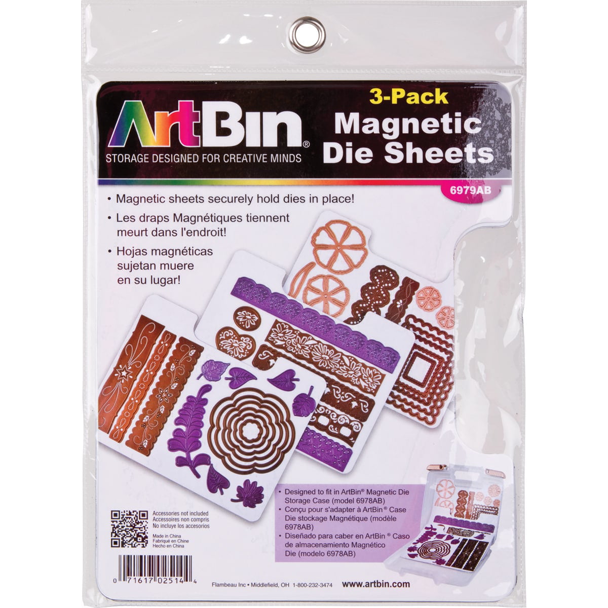 Magnetic Die Storage Sheets - 5 pack - Kat Scrappiness