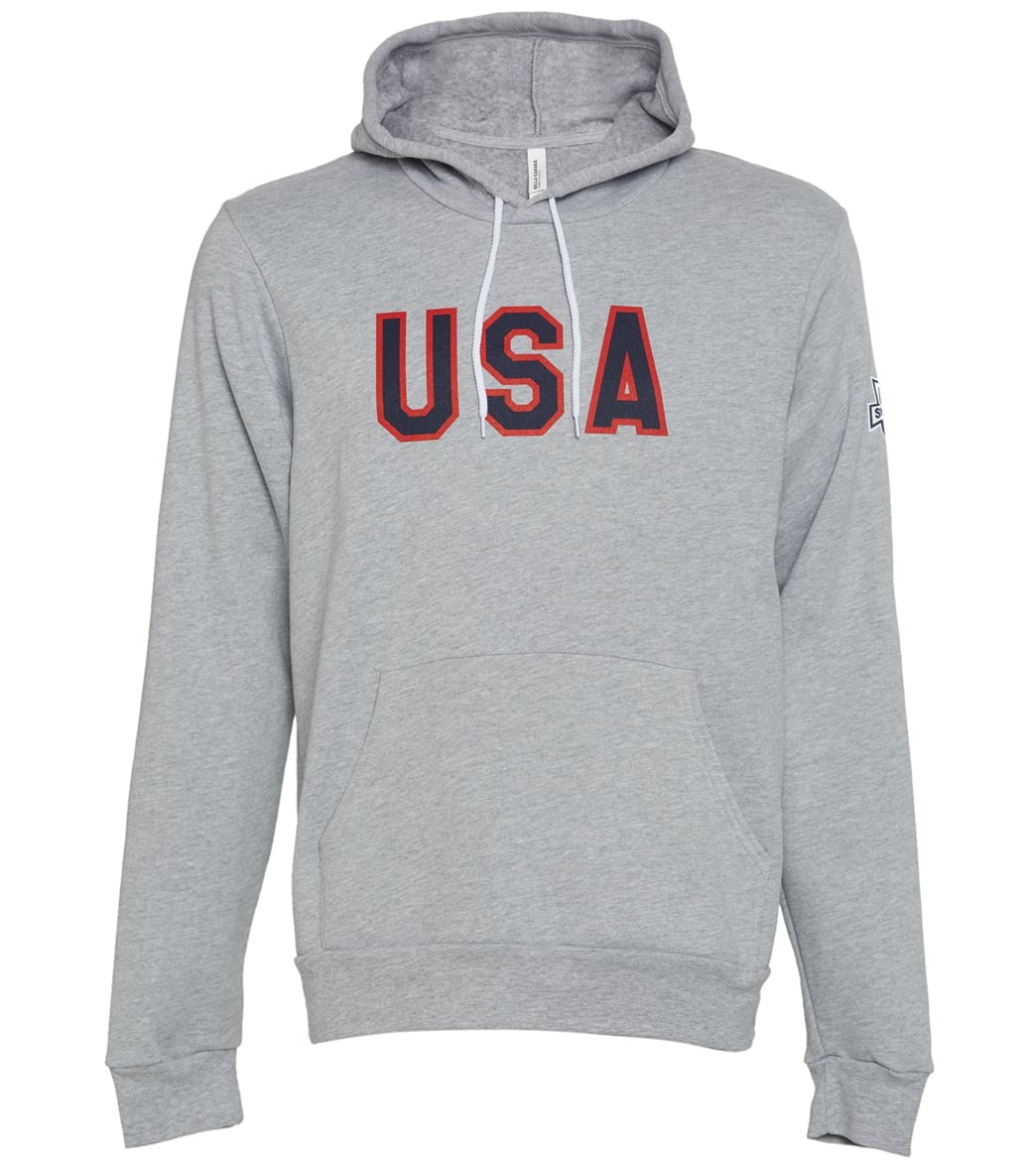 USA Swimming - Usa Swimming Men's Usa Pullover Hoodie (Medium, Grey ...