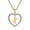 Golden Size N3, variant on EDHITNR Custom Name Necklace, Personalized Letter Pendant Jewelry for Women, Fashion Double Heart Crystal Rhinestone Eternal Necklace Gift for Her Birthday Christmas