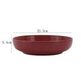 thumbnail image 2 of Mainstays Chiara Stoneware Red Dinner Bowl, 2 of 4