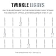 thumbnail image 3 of Christmas Twinkle Lights 612 Vermont 100 luces transparentes, 3 of 4