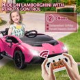 thumbnail image 6 of Arnahaishe 24V Electric Car with Remote Control, Battery Powered Ride on Toys with Drifting Buttons, 360° Spin, Bluetooth, Music, LED Lights (Pink), 6 of 7
