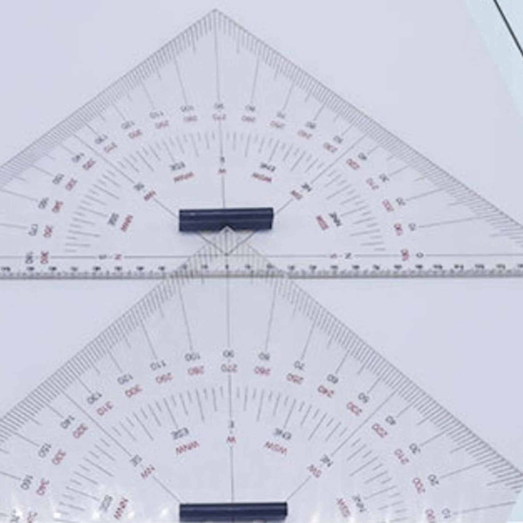 2X Chart Drawing Triangle Ruler for Ship 300mm Large-Scale Distance Measurement Teaching