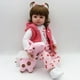 thumbnail image 2 of Muñeca Reborn Bella Realista 45 cm Silicona Marrón Castaño, 2 of 5