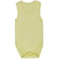 thumbnail image 3 of ToBeInStyle Boy's Pack of 4 Ultra-Soft Cotton Baby Tank Top Bodysuits - Pastel - 2 Years Old, 3 of 6