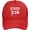 Red, variant on John 3:16 Believer, Christian, Jesus, Faith Trucker Hat Men Mesh Baseball Cap Summer Sun Hat Women Golf Dad Hat Black