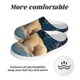 thumbnail image 6 of Haiem Starry Sky Sleep White Bear Print Women's Fuzzy Memory Foam House Slipper Cozy Home Footwear Non-slip Winter Slippers-39/40, 6 of 7