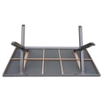 thumbnail image 6 of Pemberly Row Coastal Brown Aluminum Rectanglular Patio Table, 6 of 10