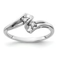thumbnail image 5 of 14K White Gold AA Diamond Ring Size 6, 5 of 7