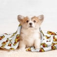 thumbnail image 4 of Pofeuu Pizza Print Puppy Blanket,Dog Blankets,Pet Blanket Cozy Cat Blankets for Indoor Cats, Fuzzy Pet Blanket for Kitten Doggy Dog Blankets-Medium, 4 of 8