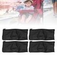 thumbnail image 1 of Funda para manija de cocecito 4 piezas protector de fonda lavable de cuero pu con accesorios de cremallera Cochecito de Bebé Universal para un Agarre Cómodo Negro, 1 of 7