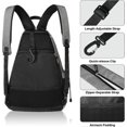 thumbnail image 4 of Pickleball bag, adjustable pickleball, racketball bag, hanger water bottle holding backpack, 4 of 4