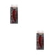 thumbnail image 2 of Ounissouiy Bolígrafo para especias de café Bolígrafos para decoración de pasteles Bolígrafo para tallar café reutilizable Bolígrafo Rojo 2Conjunto, 2 of 6