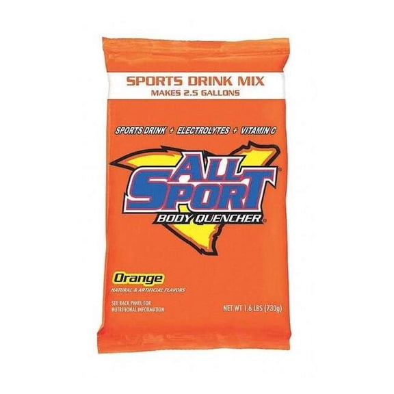 All Sport Sports Drink Mix,Orange Flavor 10125068