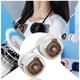 thumbnail image 3 of Ventilador de cuello colgante Carga USB plegable Ventiladores de bolsillo de 360 grados Banda para el cuello sin hojas Equipo de enfriamiento de oficina de verano eléctrico Blanco Inevent HA059207-02B, 3 of 7