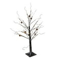thumbnail image 2 of Kurt Adler 3-Foot Warm White LED Flocked Brown Twig Tree with Pinecones, 2 of 3