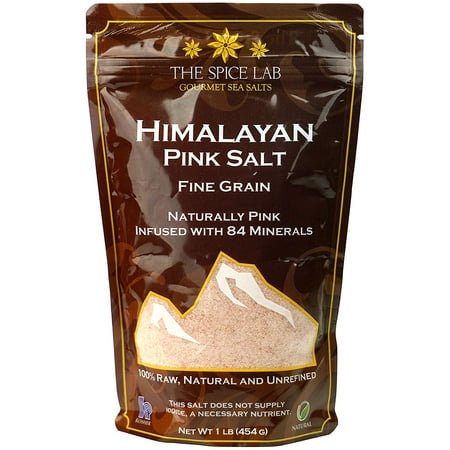 Spice Grains - The Spice Lab Gourmet Salts - Himalayan Pink Salt - Fine Grain - 1 Pound - Kosher
