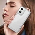 thumbnail image 4 of Case for Moto G35 5G,Moto G35 5G Case,Transparent TPU+PC Acrylic Protective Military Grade  Heavy Duty Shockproof Protection Phone Case for Motorola Moto G35 5G (Clear), 4 of 16