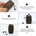thumbnail image 3 of GETAJGHSD Mini Bottle Bars Miniature Beer Barrel Wood 1 Set DIY, 3 of 8