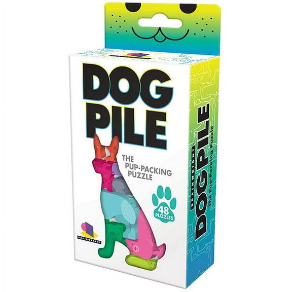 Dog Pile - The Pup Packing Puzzle - 48 Pieces - Puzzle Pack